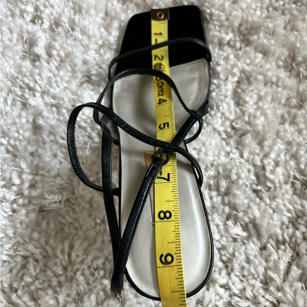 Vintage Ann Marino Black Strappy Heels - Picture 7 of 8